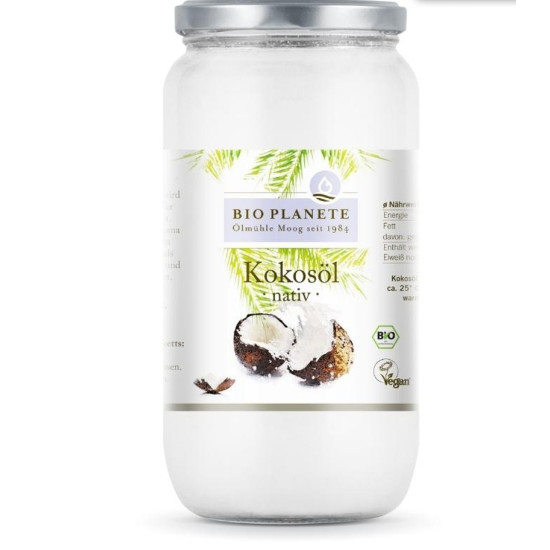 BIO hladno stiskano kokosovo olje, 950ml