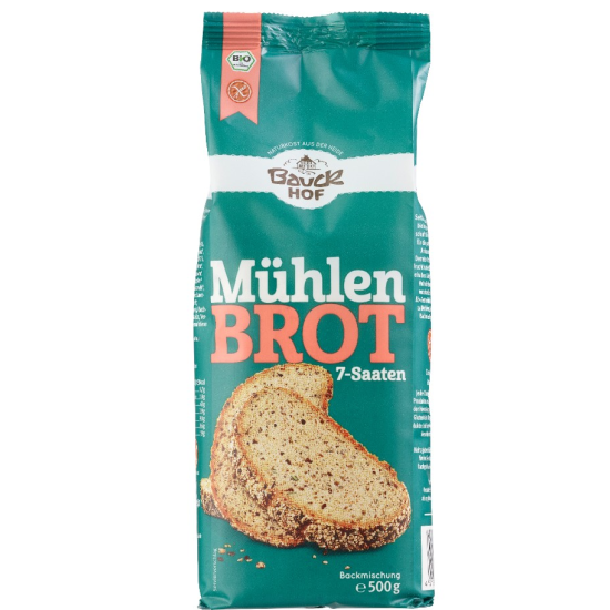 BIO mešanica za mlinarjev kruh brez glutena, 500g