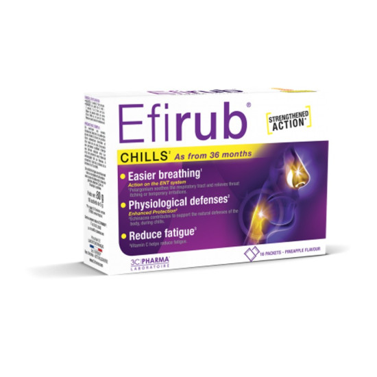 Efirub®, 16 praškov