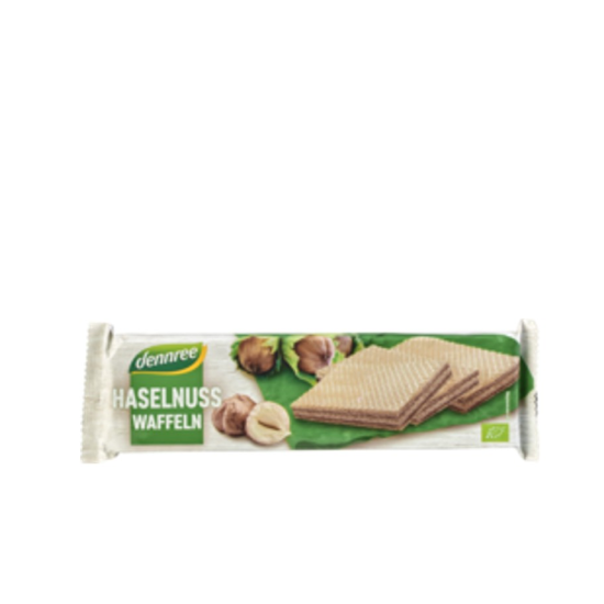 BIO lešnikove napolitanke, 125g