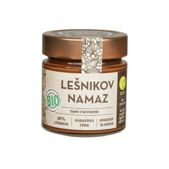 BIO lešnikov namaz, 200g